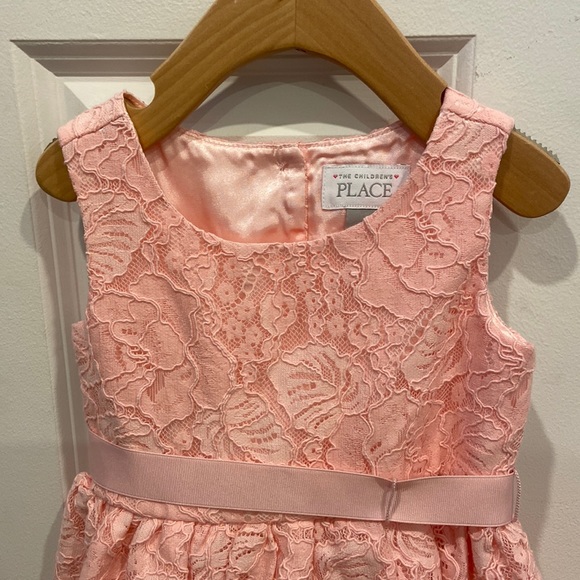The Children’s Place Pastel Pink Lace Dress - Picture 2 of 6
